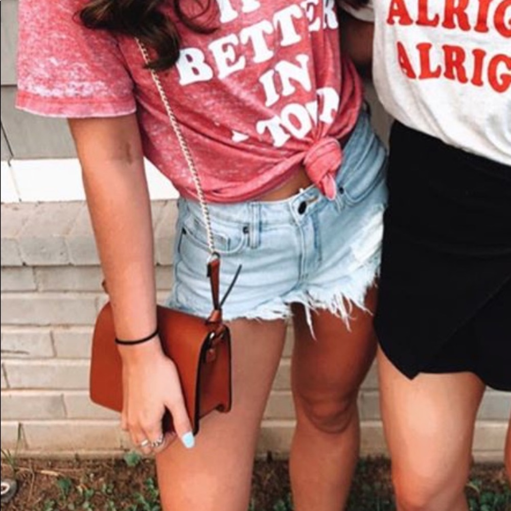 South boutique Distressed Jean shorts